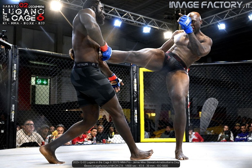 2023-12-02 Lugano in the Cage 6 20378 MMA Pro - Jemie Mike Stewart-Amadoudiama Diop
